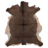 vidaXL Ziegenfell Mischbraun und Wei&szlig; 60x100 cm