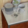 vidaXL K&uuml;chenaufbewahrung mit Regal Rostig 60 x 50 x 92 cm Stahl