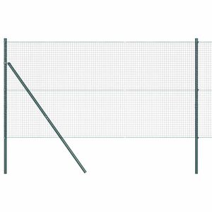 vidaXL Geschwei&szlig;ter Drahtzaun, bodenverankert 25 x 1,2 m Gr&uuml;n Netz
