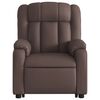 vidaXL Relaxsessel mit Aufstehhilfe Braun Kunstleder