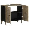vidaXL Waschbeckenunterschrank 62x33x58 cm Massivholz Mango