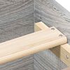 vidaXL Bettgestell Grau Sonoma 90x190 cm Holzwerkstoff