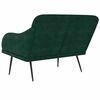 vidaXL Sitzbank Dunkelgr&uuml;n 110x76x80 cm Samt