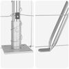 vidaXL Zaunpfosten Galvanisiert 25 x 0,8 m Stahl