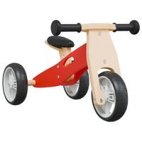 vidaXL Laufrad für Kinder 2-in-1 Rot