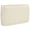 vidaXL Kissen Creme 60 x 40 x 12 cm Oxford-Stoff
