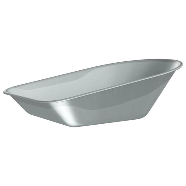 vidaXL Ersatzschaufel f&uuml;r Schubkarre Silber 90 x 63 x 28 cm Stahl