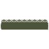 vidaXL Rasenkanten 20 pcs Olive Gr&uuml;n 103 x 0,05 x 22 cm Stahl