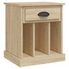 vidaXL Nachttische 2 Stk. Sonoma-Eiche 43x36x50 cm