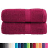 vidaXL Premium-Wascht&uuml;cher SOLUND 2 Stk. Bordeaux 30x30 cm 600 g/m&sup2;