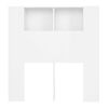vidaXL Kopfteilschrank Wei&szlig; 100 x 18,5 x 102,5 cm