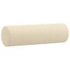 vidaXL 4-tlg. Sofagarnitur mit Kissen Creme Stoff
