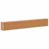 vidaXL Hochbeet Hellbraun 485 x 50 x 68 cm Verzinkter Stahl