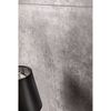 Grosfillex Wandfliesen Gx Wall+ 5 Stk. Zement Blumen 45x90 cm Grau