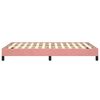 vidaXL Bettgestell ohne Matratze Rosa 120x190 cm Samt