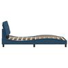 vidaXL Bettgestell ohne Matratze Blau 80x200 cm Stoff