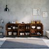 vidaXL Sideboards 3 Stk. R&auml;uchereiche 60x35x70 cm Holzwerkstoff