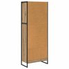 vidaXL B&uuml;cherregal Kunsthandwerk Eiche 80 x 30 x 155 cm Holzwerkstoff
