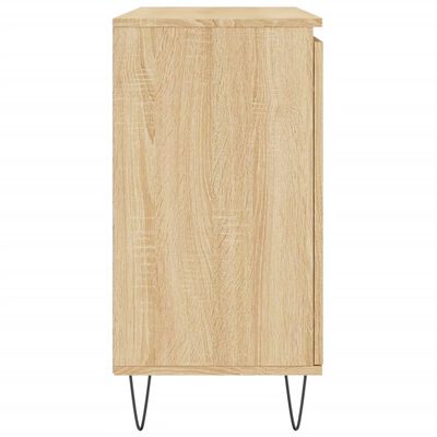 vidaXL Sideboard Sonoma-Eiche 104x35x70 cm Holzwerkstoff