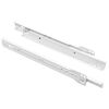 vidaXL Schubladenschiene 2 pcs Wei&szlig; 250 mm Stahl