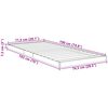 vidaXL Bodenbettrahmen Sonoma 71,5 x 190 cm Holzwerkstoff