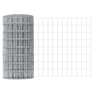 vidaXL Eurozaun 0,6 x 10 m PVC-beschichtetes Eisen