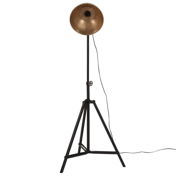 vidaXL Stehleuchte 25 W Vintage-Messing 61x61x90/150 cm E27