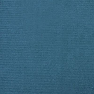 vidaXL Kindersofa Blau 70x45x33 cm Samt