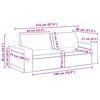 vidaXL Sofa 2 pcs Dunkelgr&uuml;n