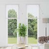 vidaXL Fensterjalousie mit Vorh&auml;ngen Wei&szlig; Aluminium
