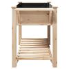 vidaXL Garten-Pflanzgef&auml;&szlig; mit Regal Beige 155 x 59 x 76,5 cm