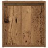 vidaXL Wand-Nachttische 2 Stk. Altholz-Optik 38x34x40 cm
