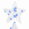 vidaXL Weihnachtsbaum mit 240 LEDs Blau 180 cm Acryl