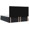 vidaXL Ottoman-Bett mit Matratzen Schwarz 180x200 cm Samt