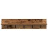 vidaXL Wandmontierter nachttisch Altholz 80 x 10,5 x 18 cm