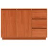 vidaXL Sideboard mit Schubladen Braun Eichen-Optik 111 x 34 x 75 cm