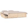 vidaXL Bett mit Schubladen 200x200 cm