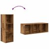vidaXL TV-Schrankset Altholz 37 x 37 x 107 cm Holzwerkstoff