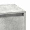 vidaXL Nachttisch Beton Grau 39 x 34,5 x 50 cm Holzwerkstoff