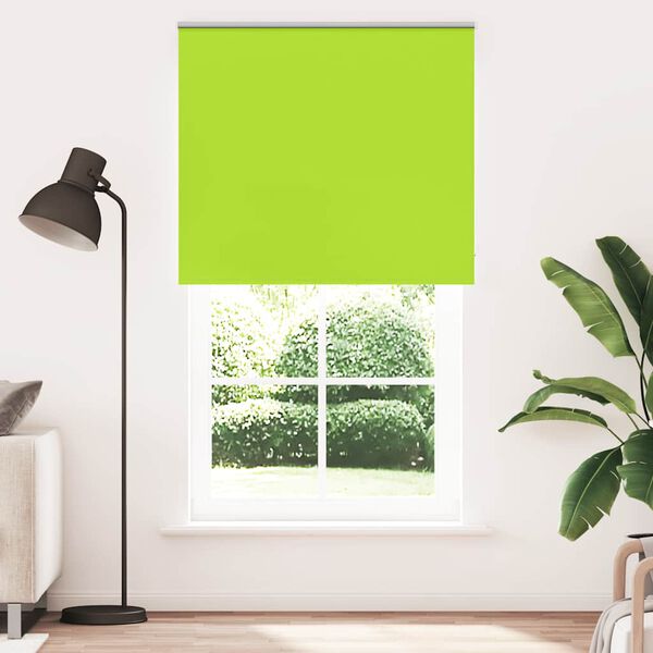 vidaXL Verdunkelungsrollo Gr&uuml;n 140x210cm Stoffbreite 136,6cm Polyester
