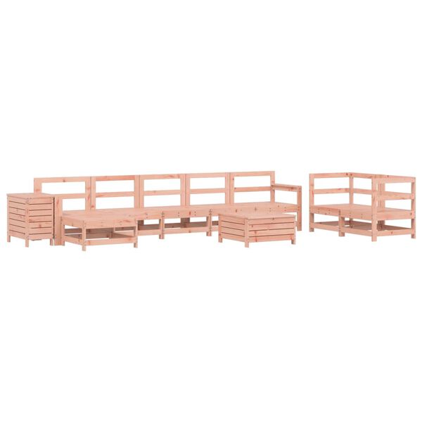 vidaXL 10-tlg. Garten-Sofagarnitur Massivholz Douglasie