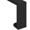 vidaXL M&ouml;belbeine 2 pcs Schwarz 546 x 40,5 x 100 mm Eisen