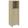 vidaXL Badezimmerschrank Sonoma-Eiche 30x30x95 cm Holzwerkstoff