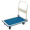 Draper Tools Transportwagen mit Klappb&uuml;gel Blau und Wei&szlig; 90&times;60&times;85 cm