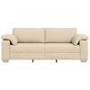vidaXL Sofa 178cm Creme Stoff
