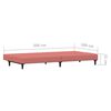 vidaXL Schlafsofa 2-Sitzer Rosa Samt