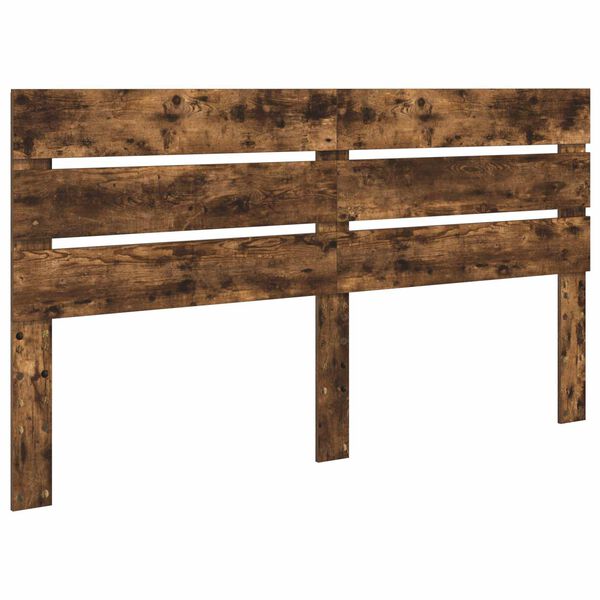 vidaXL Kopfteil Ger&auml;ucherte Eiche 200 cm Holzwerkstoff