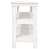 vidaXL Werkbank Wei&szlig; 181x50x80 cm Massivholz Kiefer