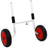 vidaXL Kajak-Trolley 90 kg Aluminium