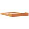vidaXL Bettrahmen Wachsbraun 160 x 210 cm Massives Kiefernholz
